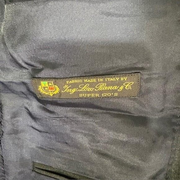 J Crew Blazer Mens 42R Italian Wool Aldridge Jacket Loro Piana 120s Charcoal - Picture 7 of 10